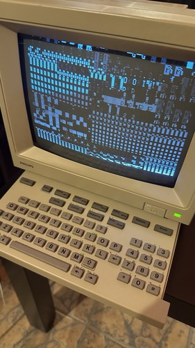 Philips sip videotel vintage - philips,