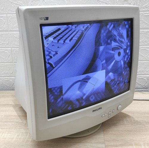 Monitor crt philips 107s - crt,