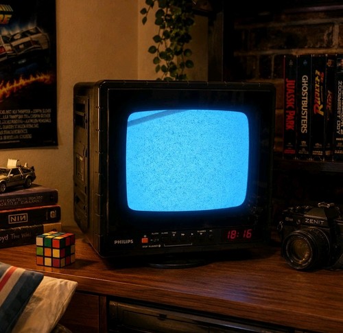 Philips retro cube crt tv - philips,