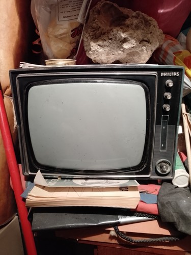 Philips televisore vintage crt - televisore,